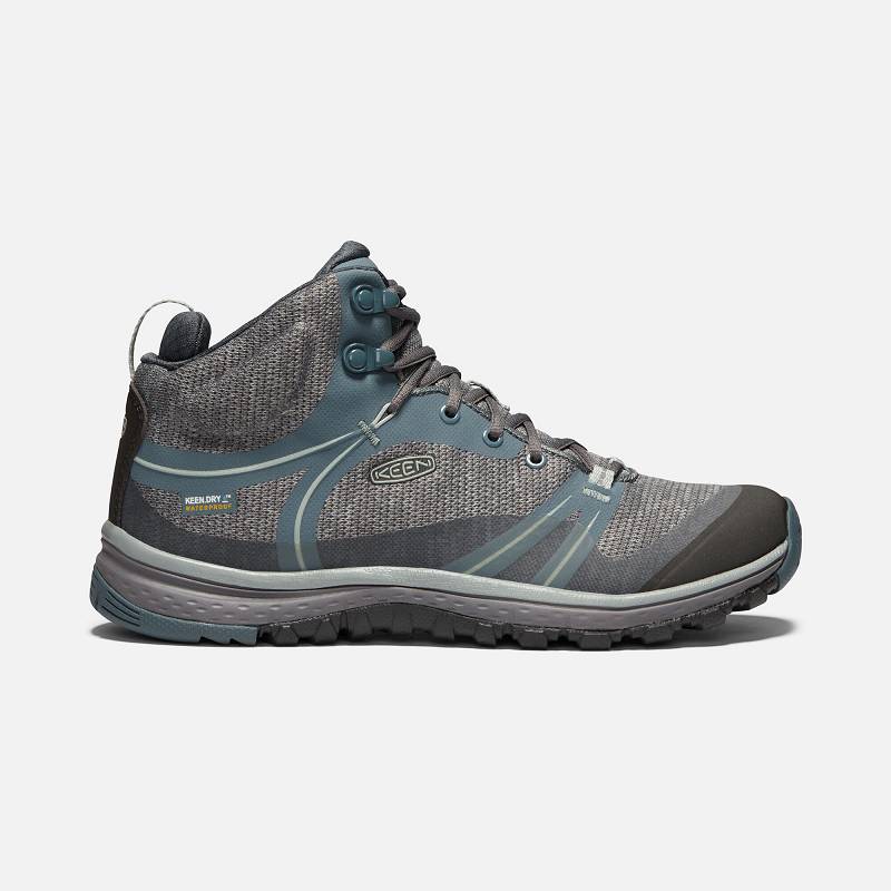 Keen Terradora Mid Waterproof Wanderstiefel Damen DE-25803 Stormy Weather/Wrought Iron - Keen Damens